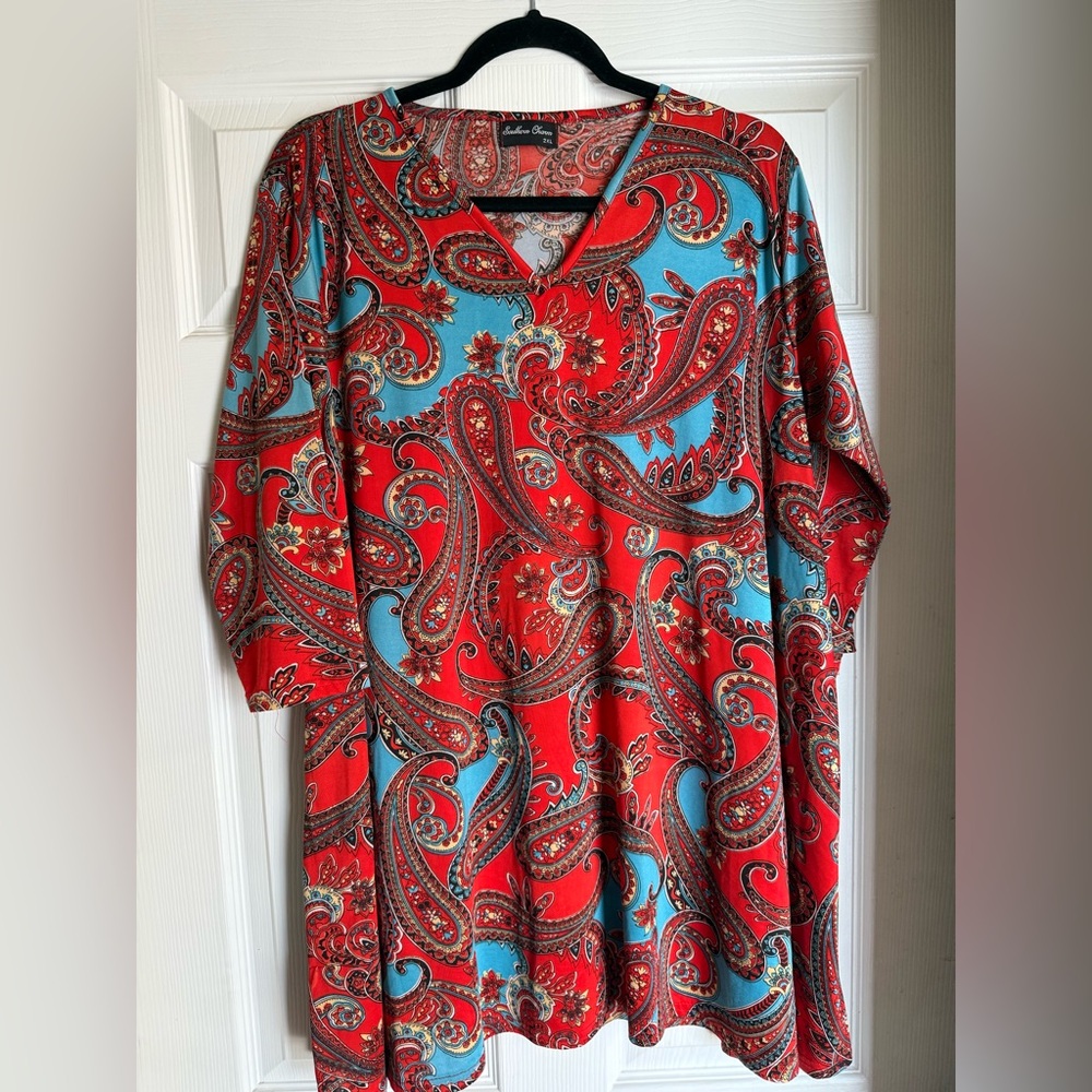 Plus Southern Charm Dress or Tunic Sz 2X